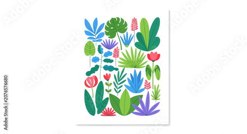 Colorful Succulent Plant Species Collage.