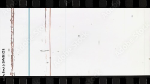 Vintage Super 8mm Film Overlay with Authentic Dust Scratches and Grain Texture.
