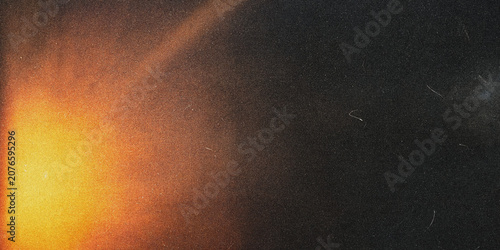 Fotografija Gradient light leak with dust and scratches photographic texture effect light le