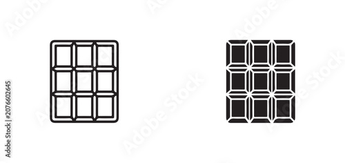 Solar panel designs with black and white outlines on white background  renewable energy concepts