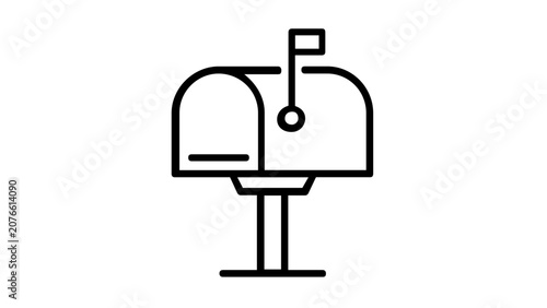 Clean flat vector line icon of a giant stadium screen, ideal for scoreboard interfaces, event maps, and live sports broadcast layouts.