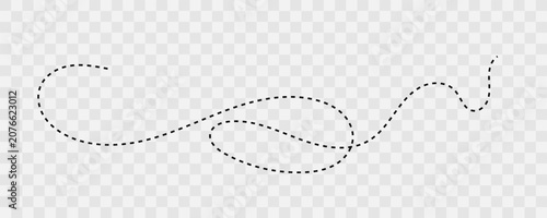 Dotted wave line abstract design flowing curves minimal background artistic concept
