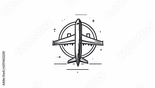 Fotografía Airplane Vehicle Transportation Travel Object.