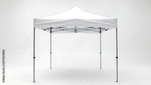 Portable white canopy tent, pop-up gazebo, outdoor shelter, temporary structure