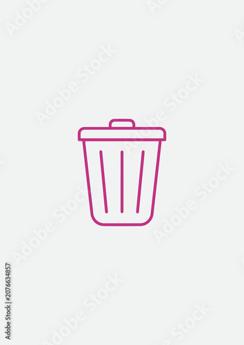trash bin icon