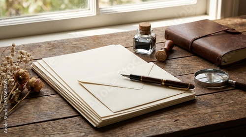 notebook and pen