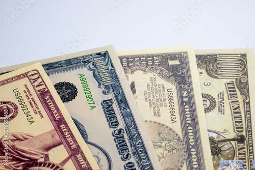 Fotografie United States million and trillion dollar bills