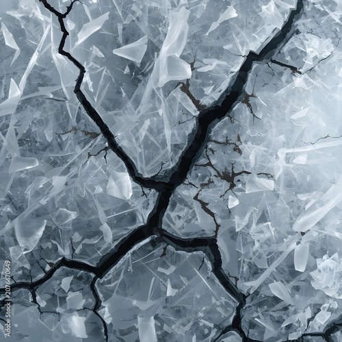 broken glass background