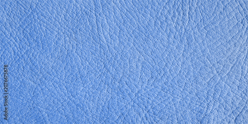 Obraz na plátne A close-up view of a smooth blue leather surface, showcasing its natural grain and texture, perfect for background applications