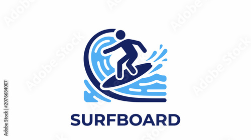 Photography Surfing man on a surfboard riding wave.