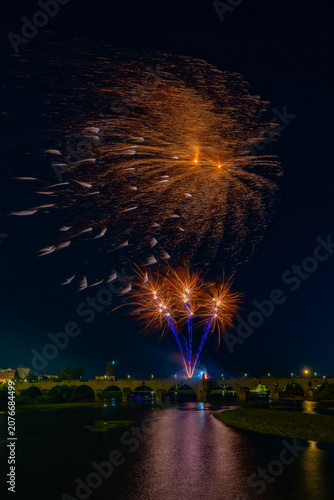 New Year 2027 fireworks celebration in Badajoz