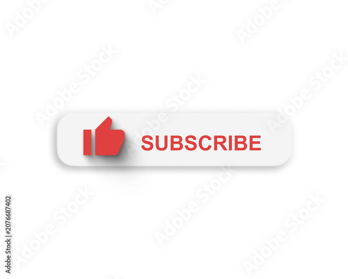 Grooved Neumorphic Subscribe Button Vector Set with Notification Bell, Cursor, and Like Icons for Social Media, Video Streaming, and Modern Web Interface Design