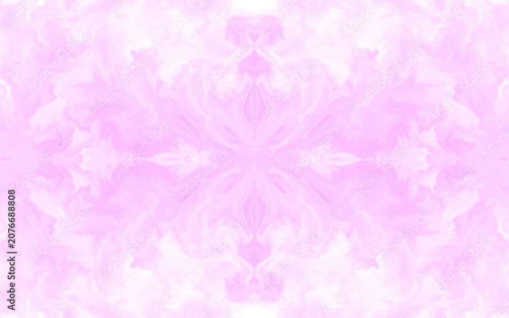 Fototapeta premium Pink floral abstract art background