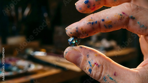Woman Painter Hands