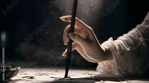 Woman Painter Hands