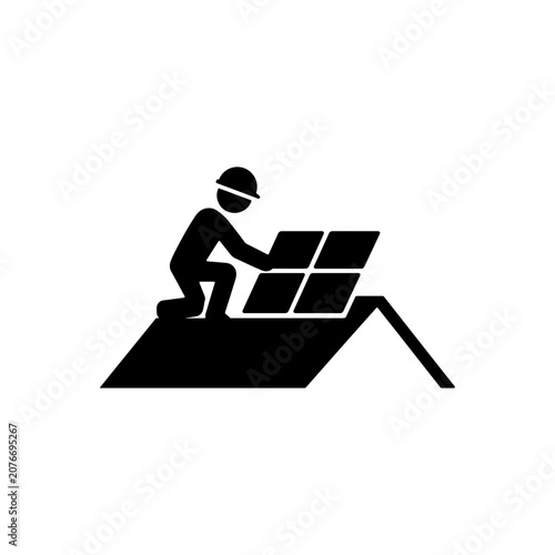 Rooftop Solar Panel Installation icon