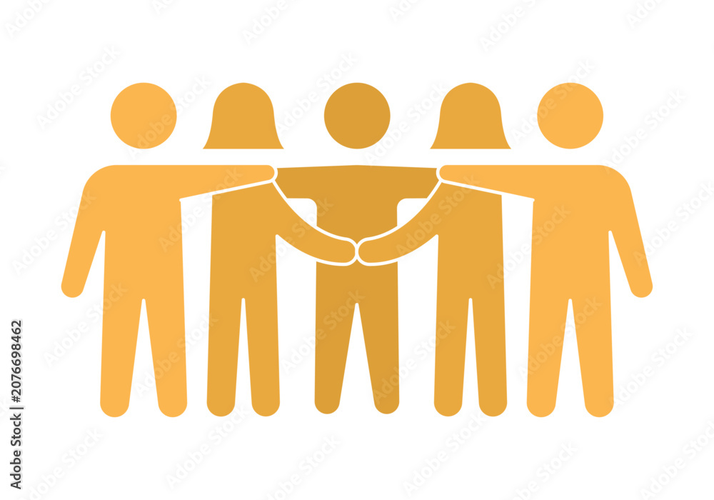 © Gabrieuskal - Grupo de personas unidas dándose la mano © Gabrieuskal - Grupo de personas unidas dándose la mano