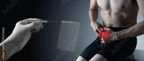 Surgeons use surgical mesh to treat hernias.