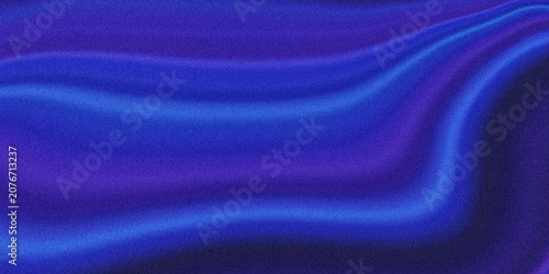 Fotografija Blue silk fabric with flowing waves a vibrant and textured background material t