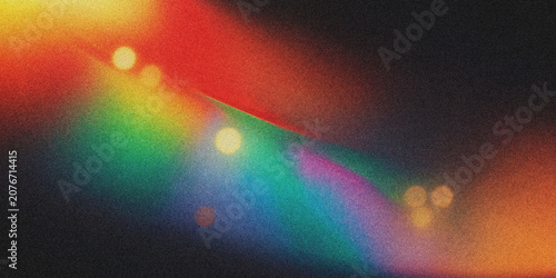 Εκτύπωση καμβά Abstract colorful blur with bokeh lights vibrant gradients and soft focus gradie
