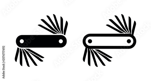 Tableau sur toile Mechanical feeler gauge icon