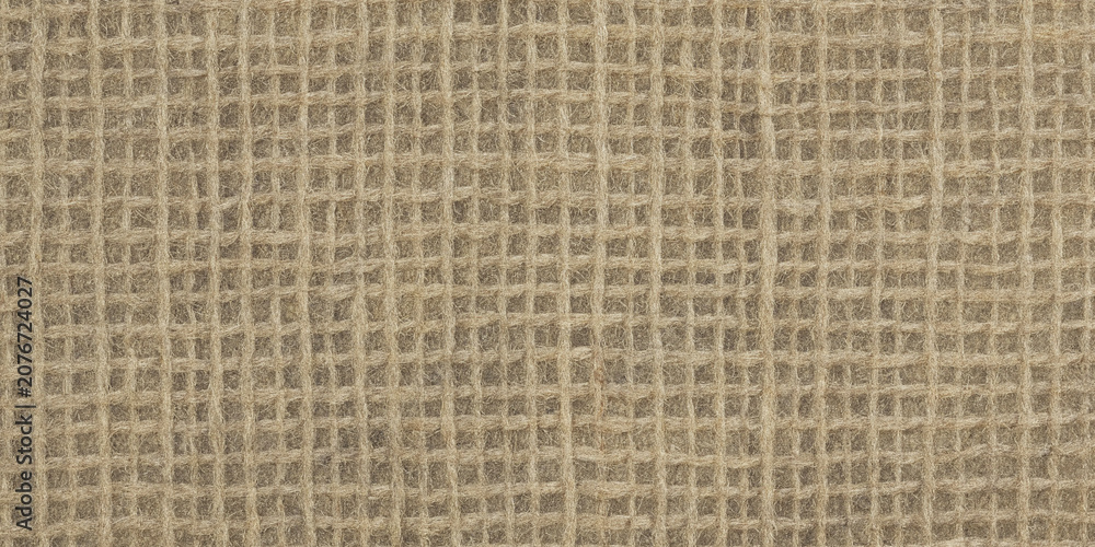 Fototapeta premium Woven burlap texture close up photo with a neutral tan color palette hessian sackcloth fabric