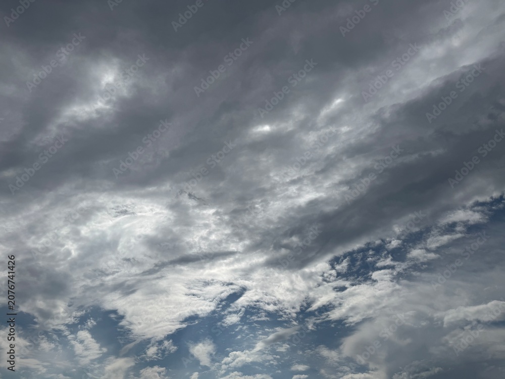 Fototapeta premium Wolken am Himmel