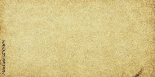Konstfotografi Aged parchment paper texture with a mottled tan and brown color palette vintage