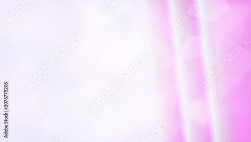 Glowing pink light, abstract background with prism effect