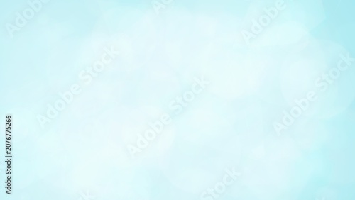 Soft focus, Light blue background with white bokeh