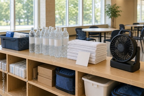 Cooling Center Supplies Editorial Hero With Copy Space