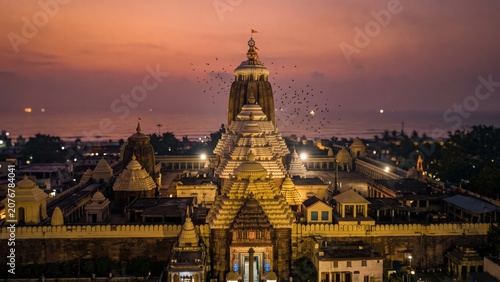Jagannath Temple Complex – Puri Sacred Heritage Aerial Panorama