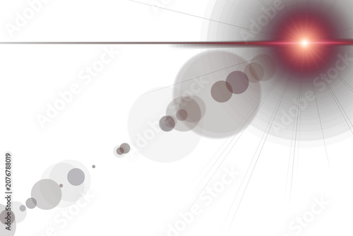  Superposición de efecto de luz de destello de lente sobre fondo transparente. Superposición PNG de efecto de luz de destello de lente realista; activo creativo para proyectos de composición