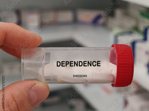 Foto DEPENDENCE medication safety topic for errors misuse adverse effects and patient