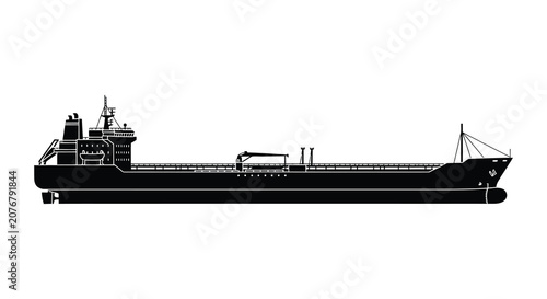 Photos Cargo ship silhouette vessel transport marine watercraft