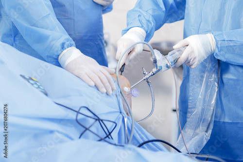 Photos Knee Arthroscopy Procedure for Meniscus Repair in Surgery
