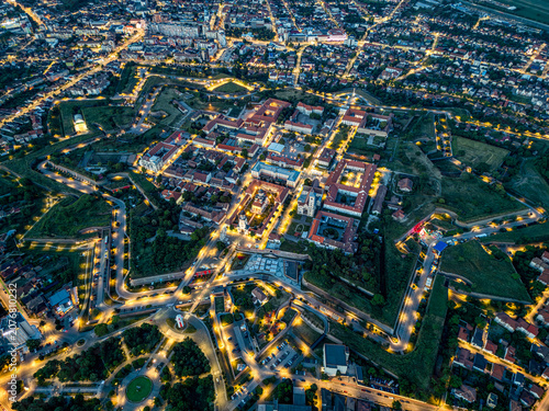 Aerial view of Alba Carolina