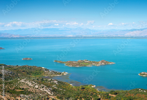 Lake Skadar landscape Montenegro nobody