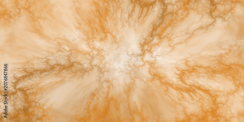 Canvastavla Earthy warm ochre abstract radial explosion background with dramatic lightning v