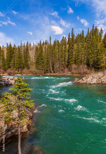 Wild Waters Of Alberta In The Summer