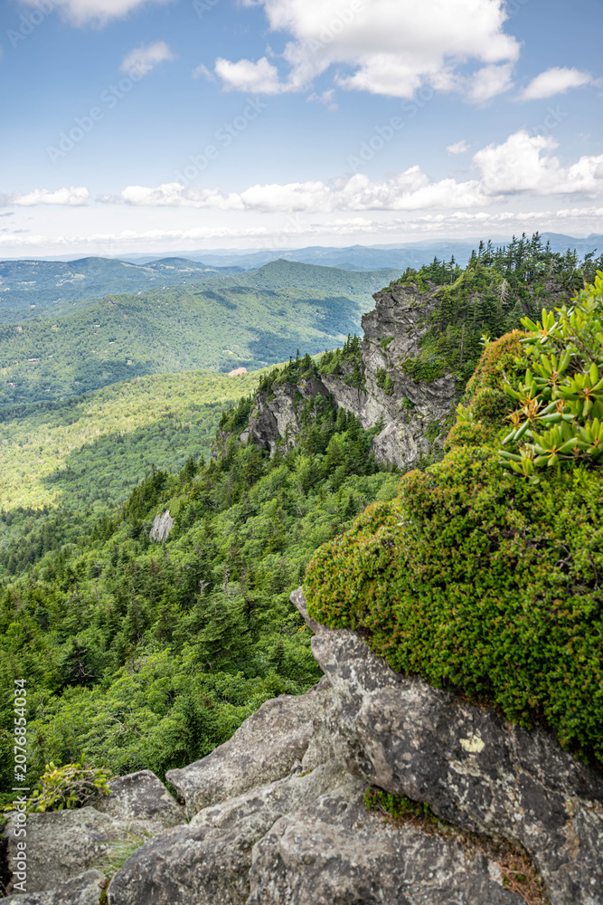 Naklejka premium grandfather mountain, NC