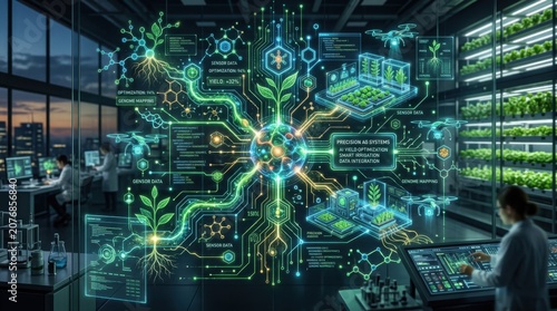 AI-Powered Precision Agriculture Lab with Smart Crop Yield Optimization