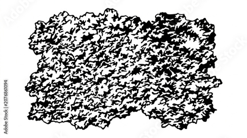 Old stone wall texture vector illustration