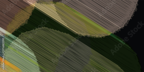 Abstract Brush Strokes with Textured Overlays.