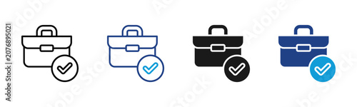 Foto Work Web icon with multiple style collection