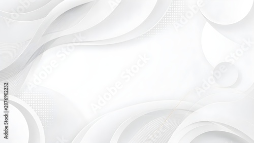 Monochromatic Light Abstract Gradient Wave Background with Minimal Geometric Layers