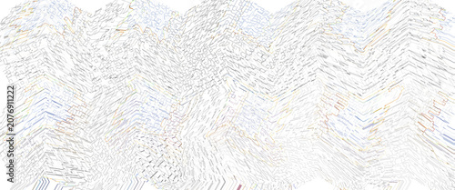 Billede på lærred Noise abstract pattern with random black and white dots