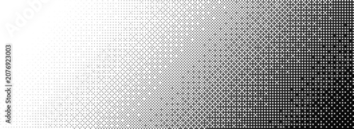 black and white bitmap pixel texture, dotted gradient pattern background. 8 bit halftone art gradation video arcade game. vector ilustration
