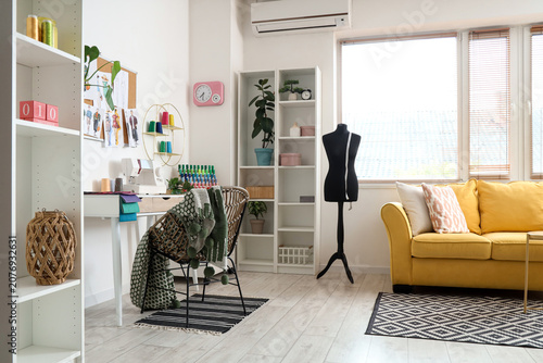 Interior of light atelier w...