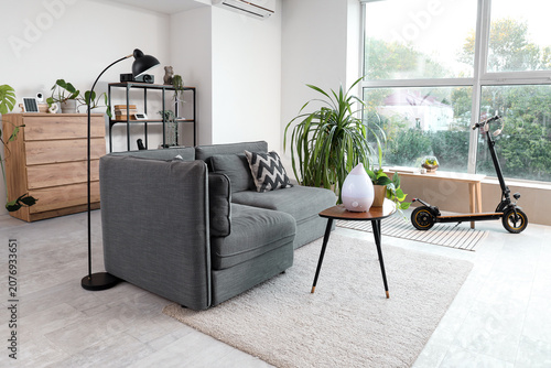 Interior of living room wit...